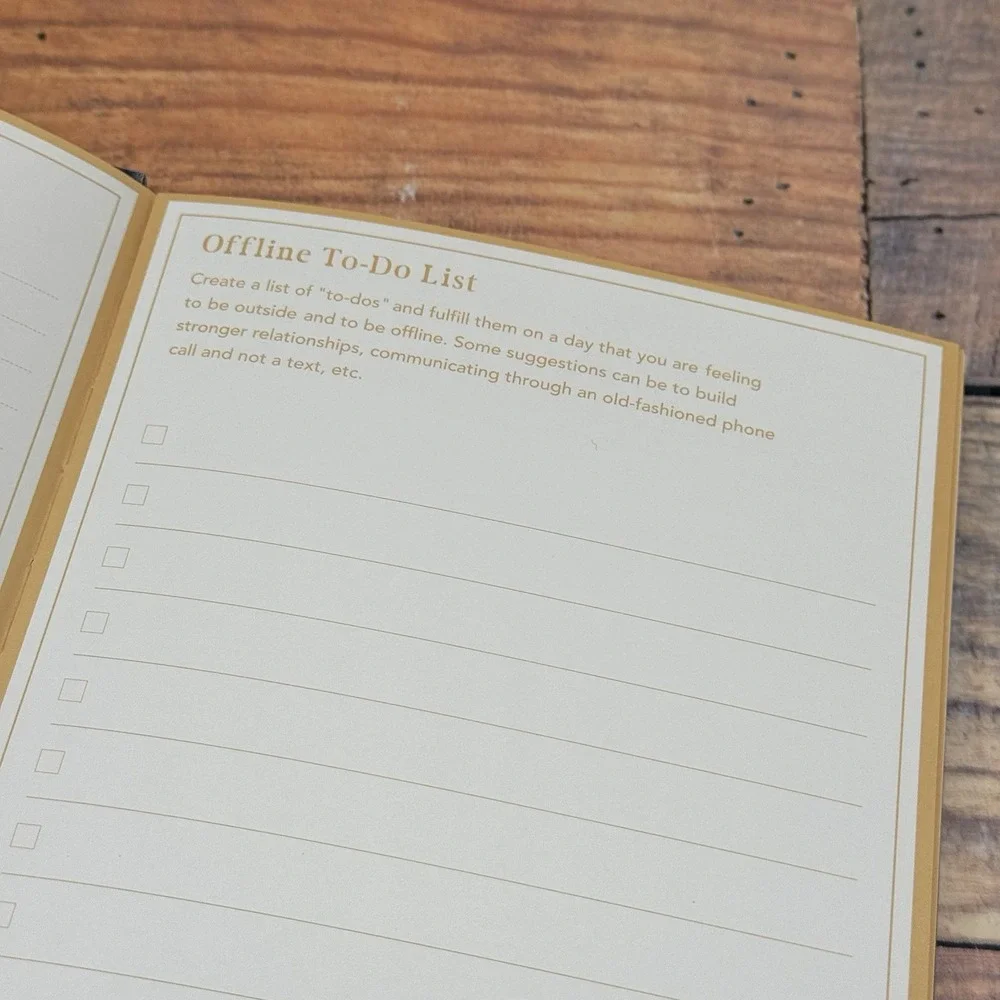 Turn Your Phone Off- An Offline Guided Journal‎ New! TikTok Trending Hardcover